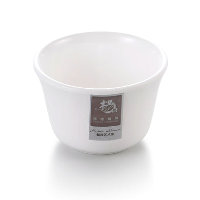 White Small Melamine Tea Cup 107BGC