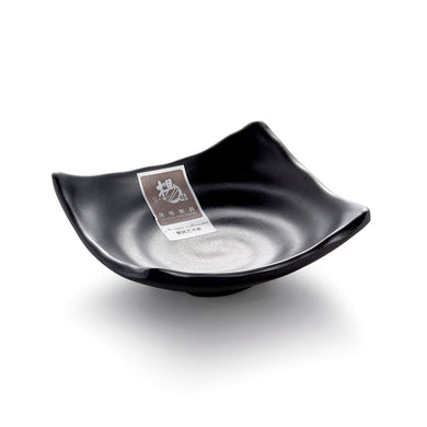 4 Inch Black Restaurant Melamine Sauce Dish YG140119MS