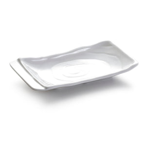 10.2 Inch White Melamine Irregular Plate JMC100YJC