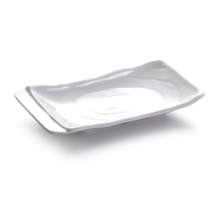 10.2 Inch White Melamine Irregular Plate JMC100YJC