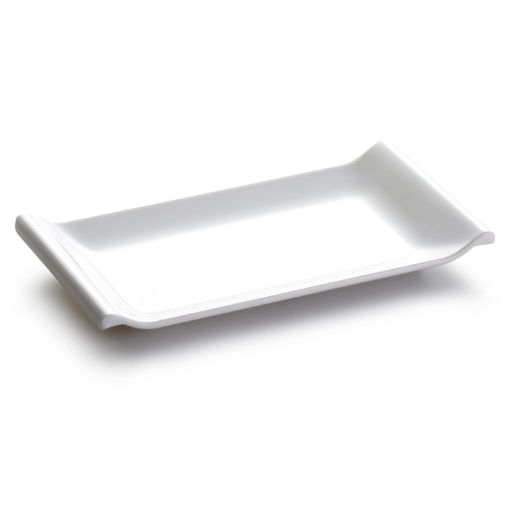 10.2 Inch White Irregular Melamine Dessert Plate JMC117YJC