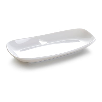 10.3 Inch White Irregular Melamine Deep Plate JMC161YJC