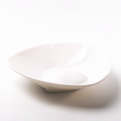 9.8 Inch White Melamine Triangle Plate JMC235YJC