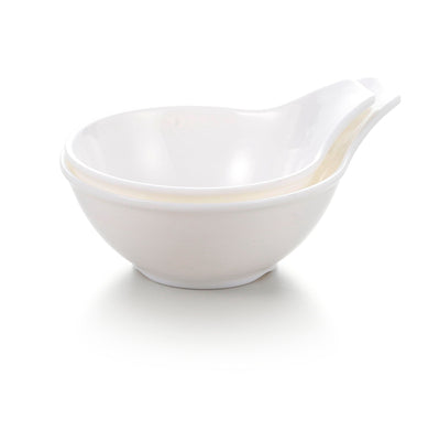 5 Inch White Melamine Single Ear Bowl JMC244YJC